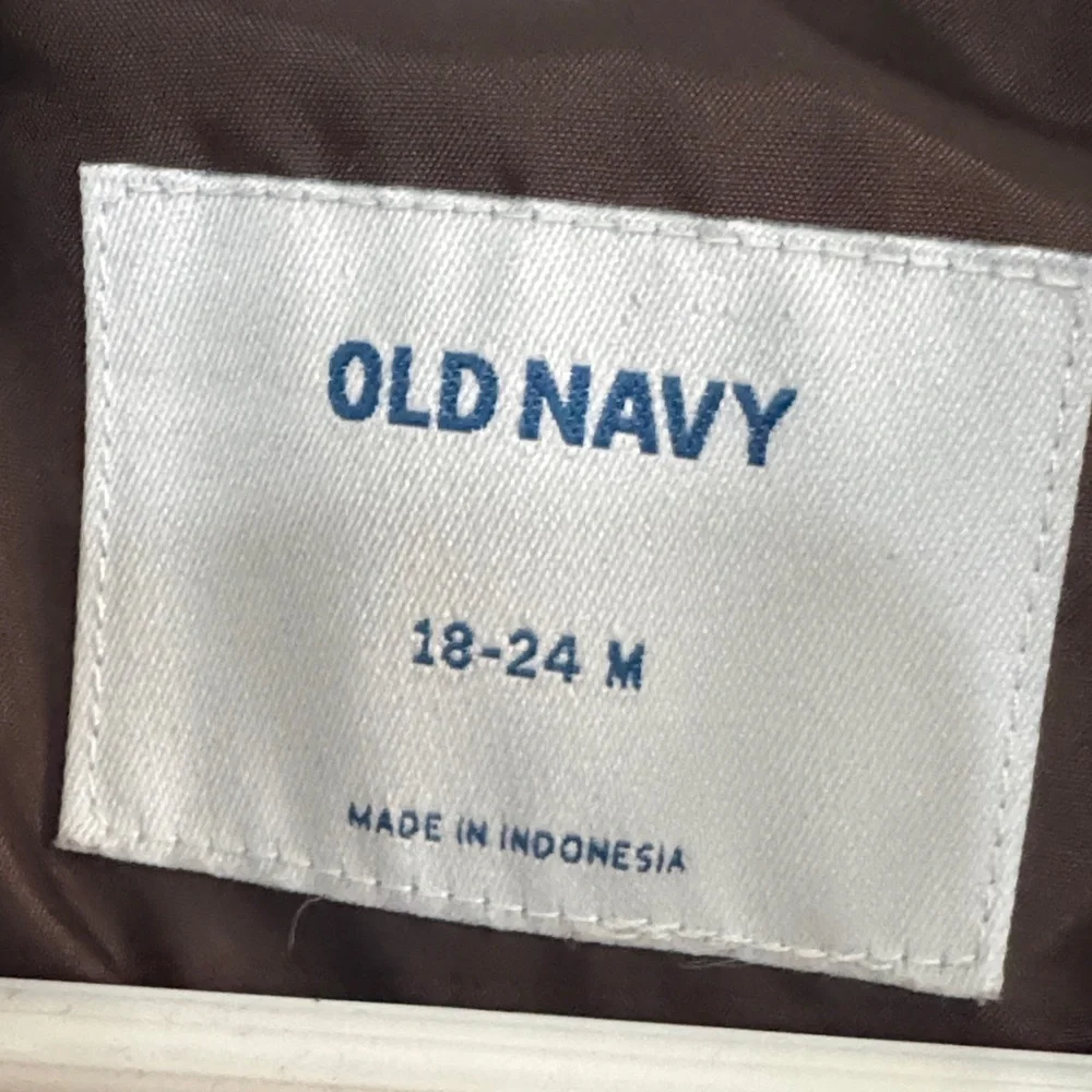 Old Navy Chocolate Brown Fleece Vest